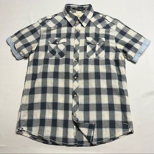 Scotch & Soda short sleeve snap button shirt